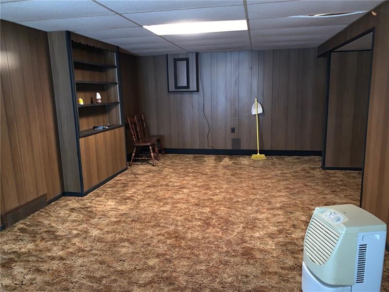 204 Reed Street Lower Burrell, PA 15068 - Photo 20 of 22 Game room in lower level. Dehumidifier can stay.