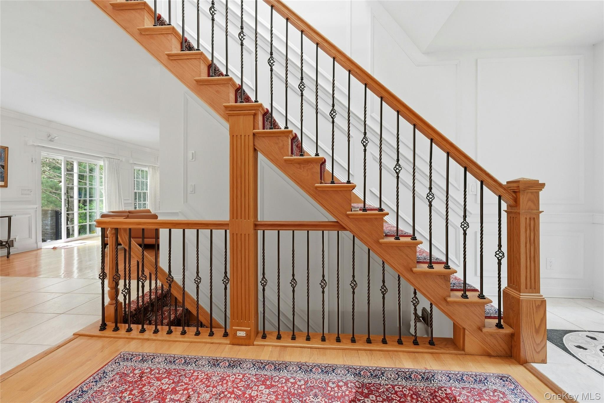 6 Thunder Road Miller Place, NY 11764 - Photo 32 of 50 The Stunning Custom Open Stairway To Both The Upper Level/Second Floor & The Lower Level.