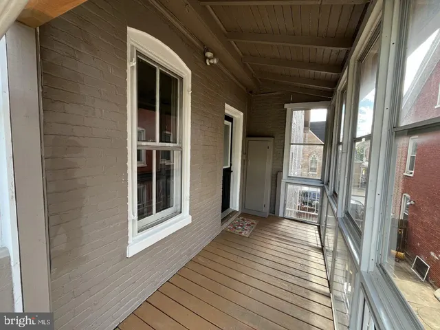 a view of a house with wooden floor