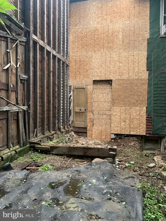 a backyard of a house