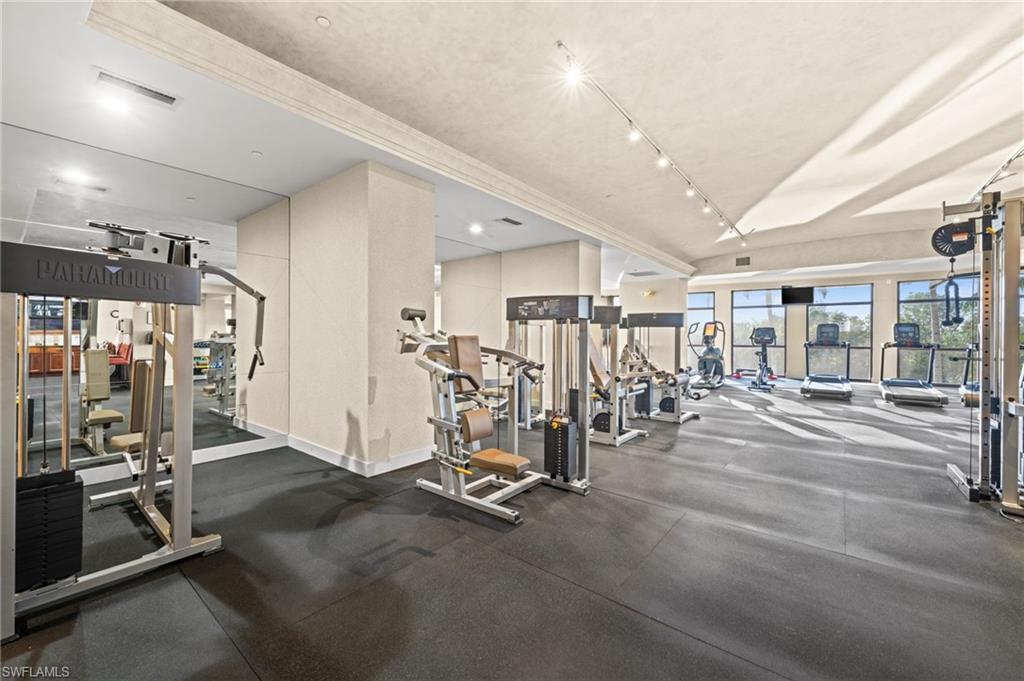 14380 Riva Del Lago Drive, Unit 802 Fort Myers, FL 33907 - Photo 40 of 49 a view of a room with gym equipment