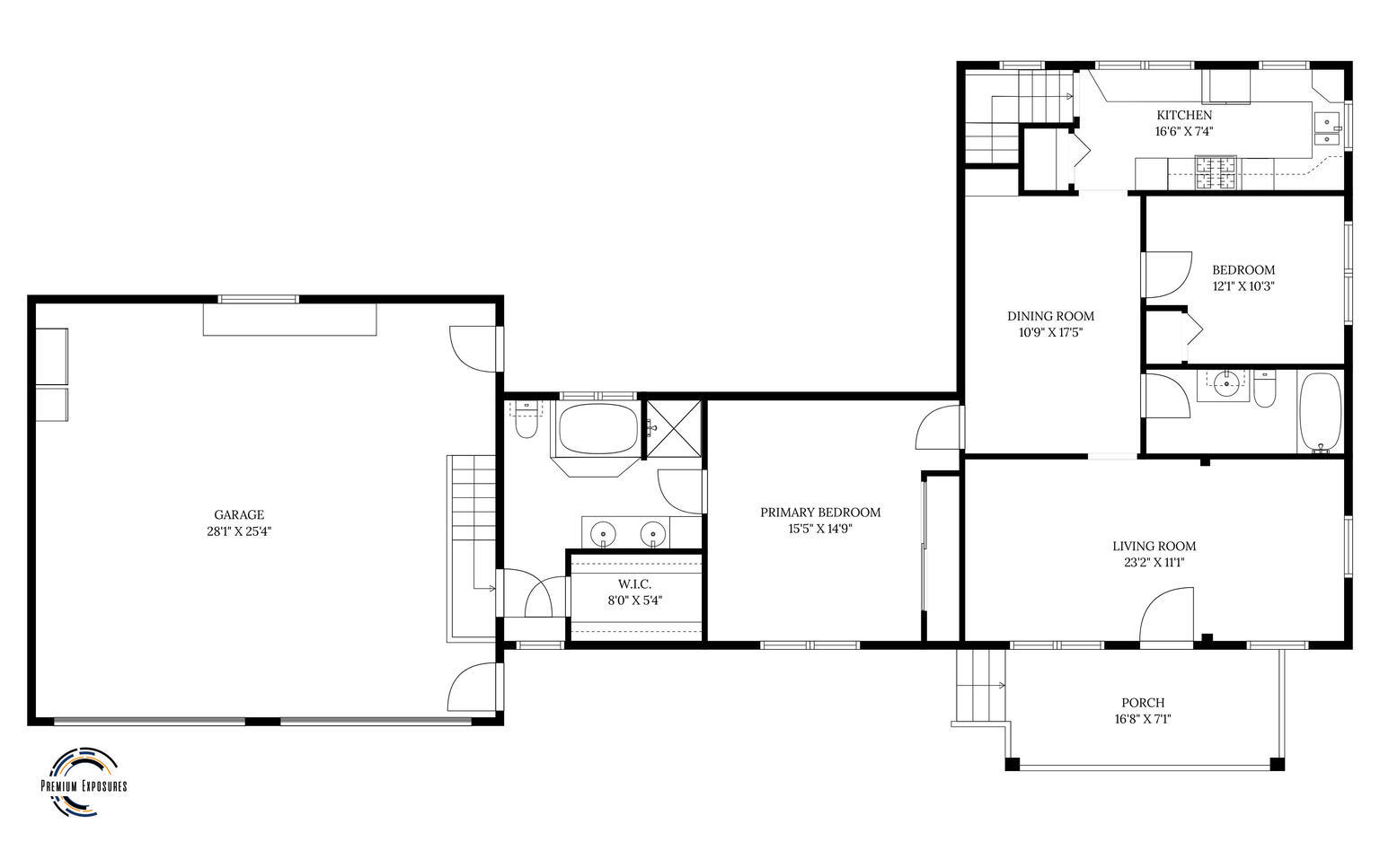 504 South West Union Street Monticello, IL 61856 - Photo 33 of 35 a picture of a bathroom with a shower