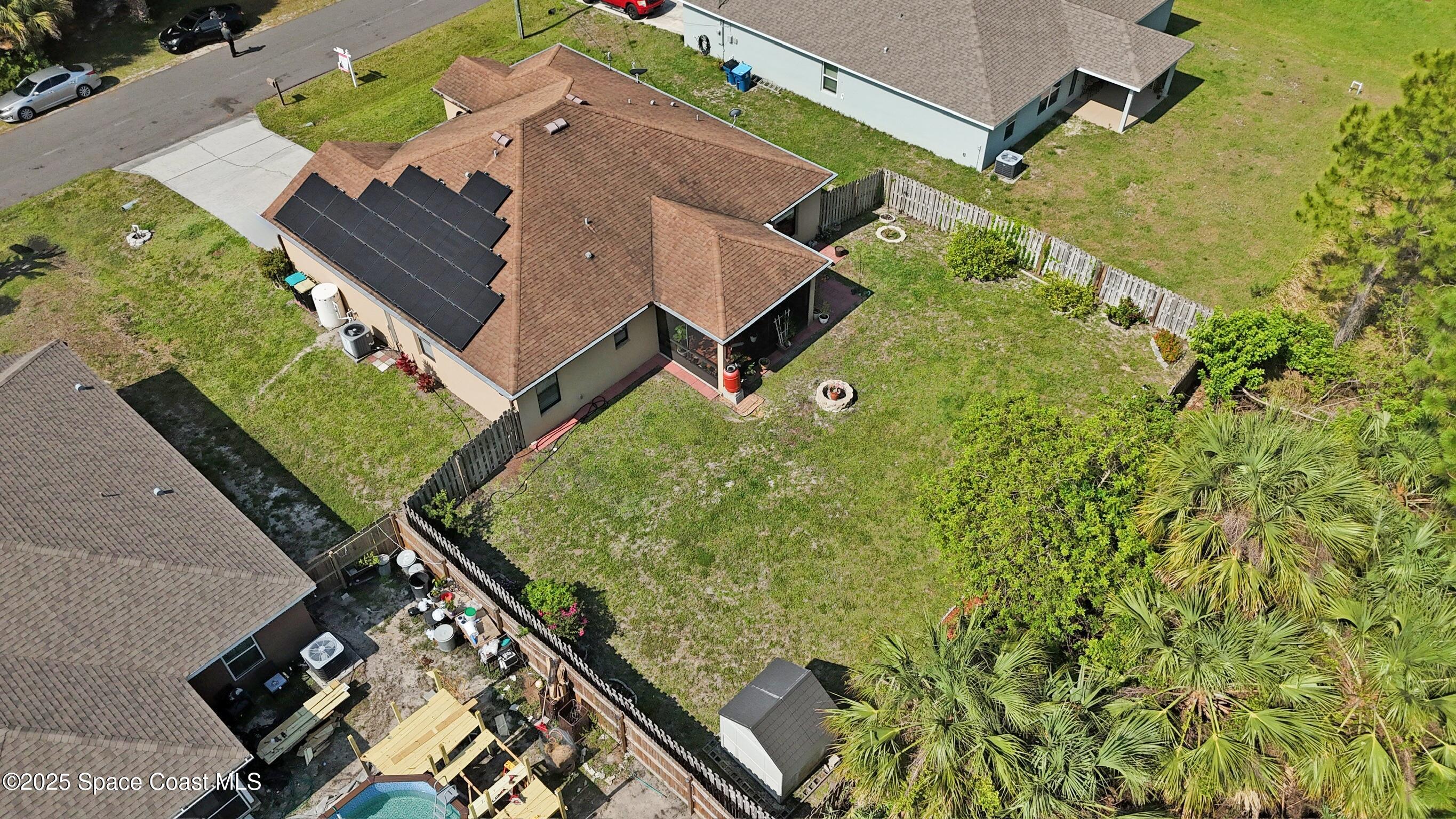 249 Franzing Street Palm Bay, FL 32908 - Photo 34 of 38 an aerial view of a house