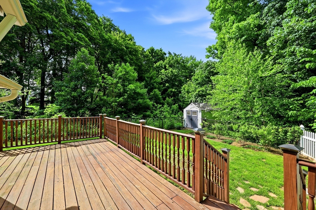 32 Lincoln Road Longmeadow, MA 01106 - Photo 35 of 36 a view of balcony with wooden floor and fence