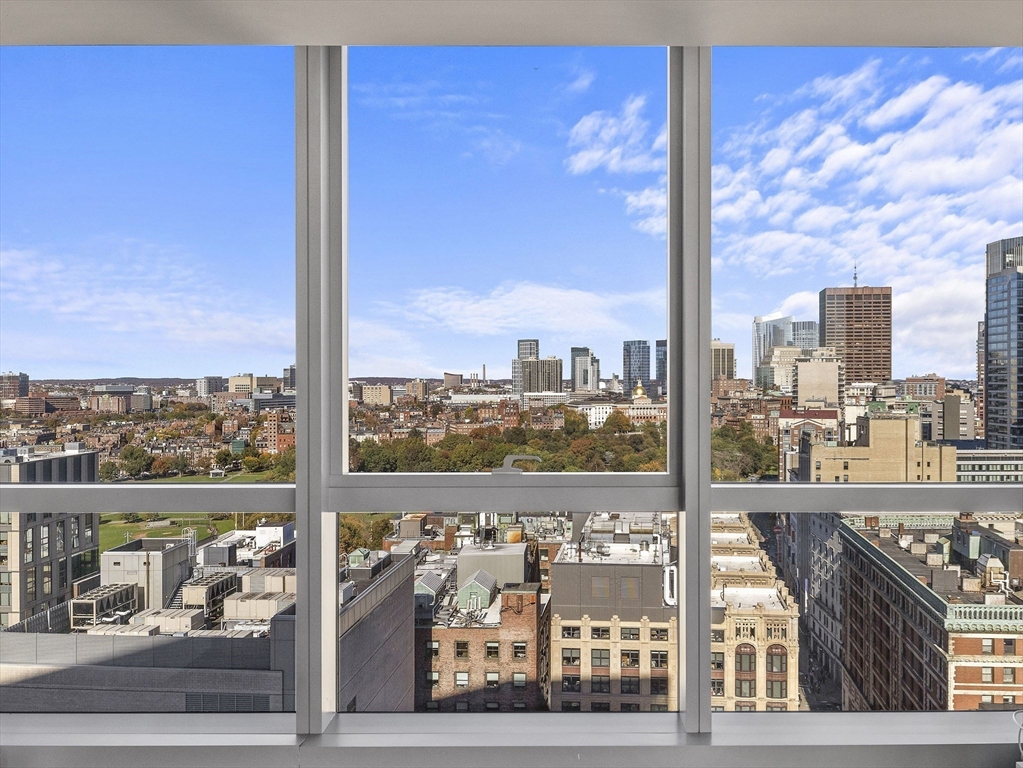 110 Stuart Street, Unit 23G Boston, MA 02116 - Photo 6 of 39 a view of a city from a balcony