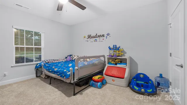 a kid room with toys