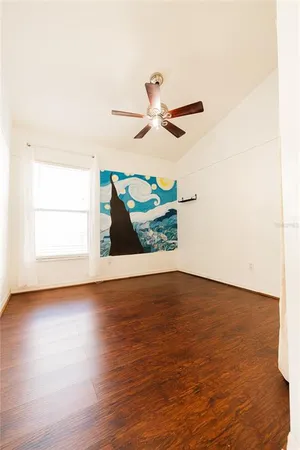 wooden floor in an empty room