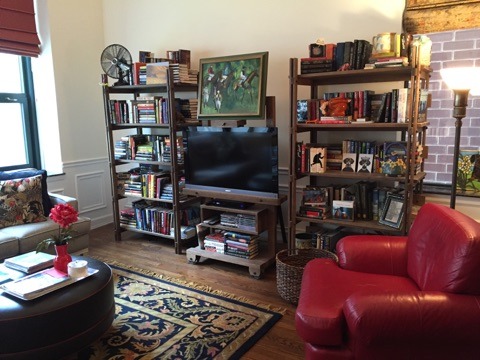 1016 West Madison Street, Unit 2S Chicago, IL 60607 - Photo 5 of 20 a living room with furniture and a flat screen tv