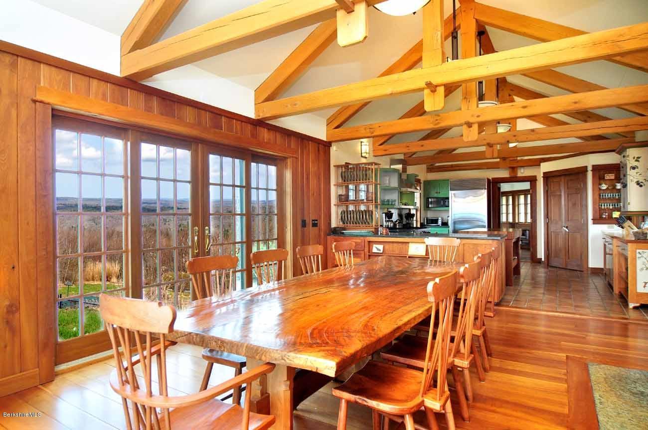381 Leonhardt Road Becket, MA 01223 - Photo 10 of 47 a dining room with furniture and wooden floor