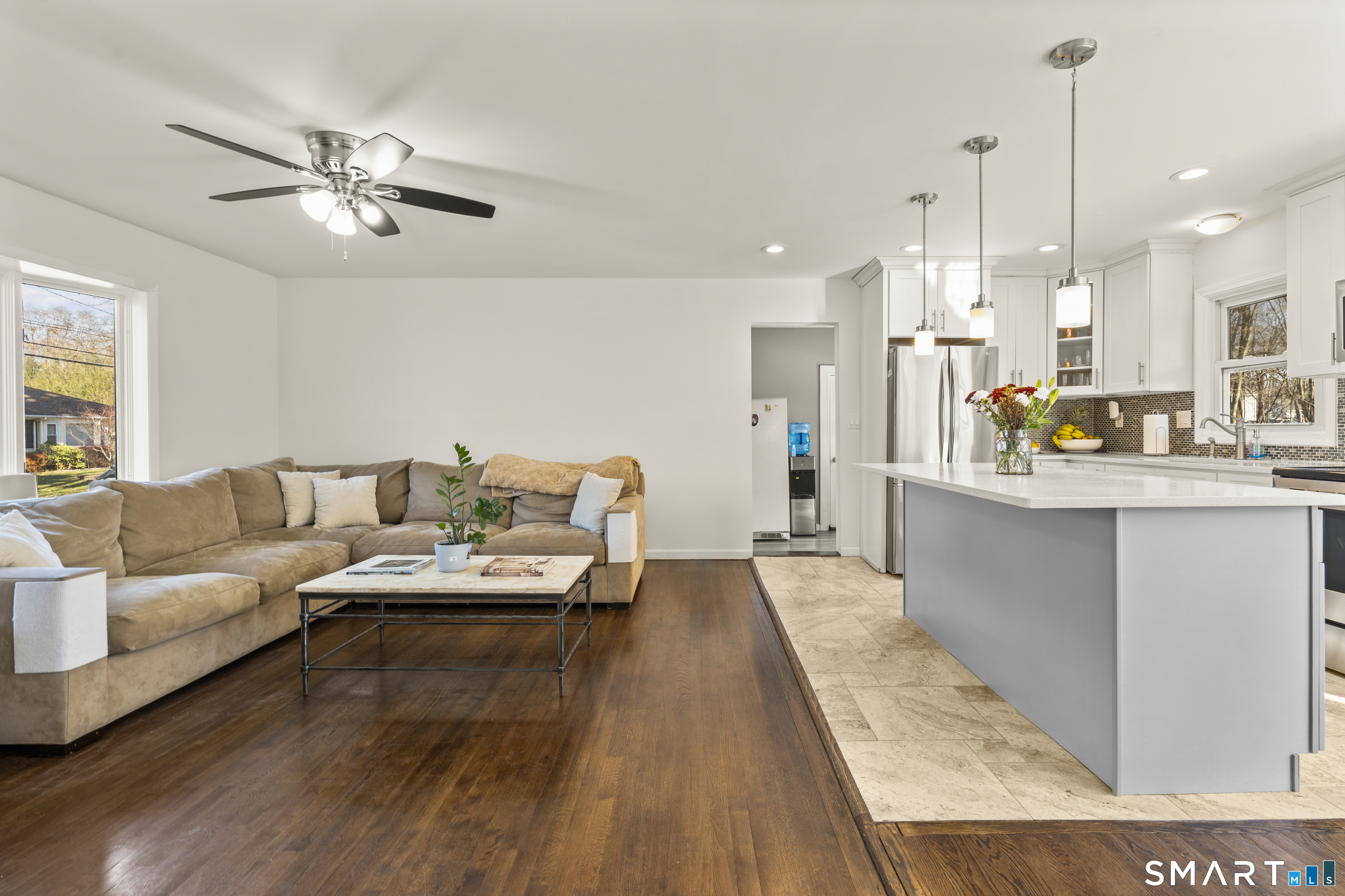 342 West Spring Street West Haven, CT 06516 - Photo 14 of 30 a living room with furniture and kitchen view