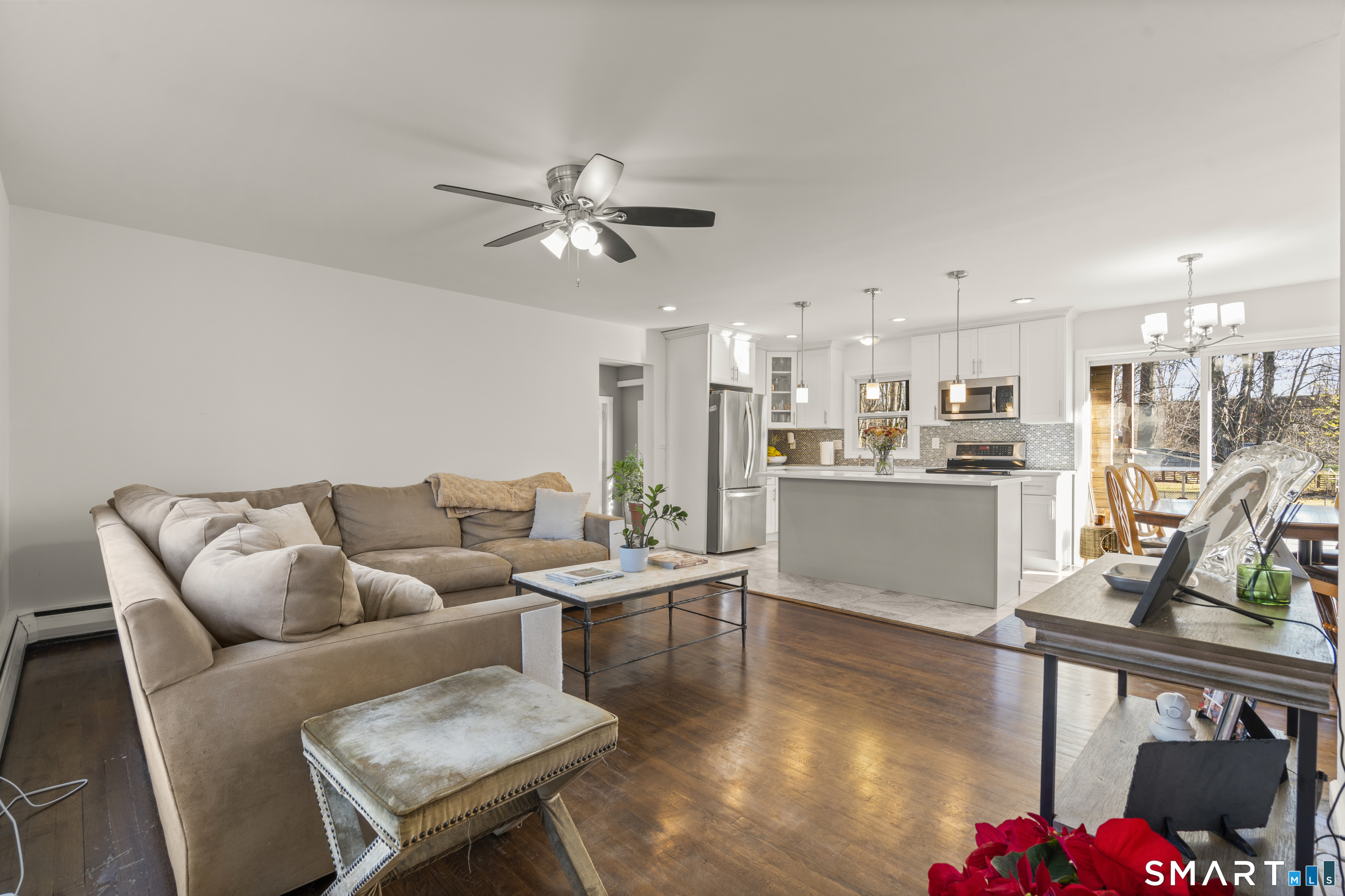 342 West Spring Street West Haven, CT 06516 - Photo 4 of 30 a living room with furniture and kitchen view