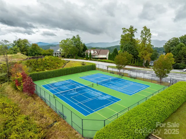 a view of street sign