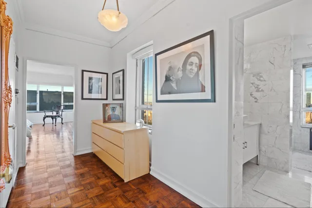 a very nice looking room with a large window