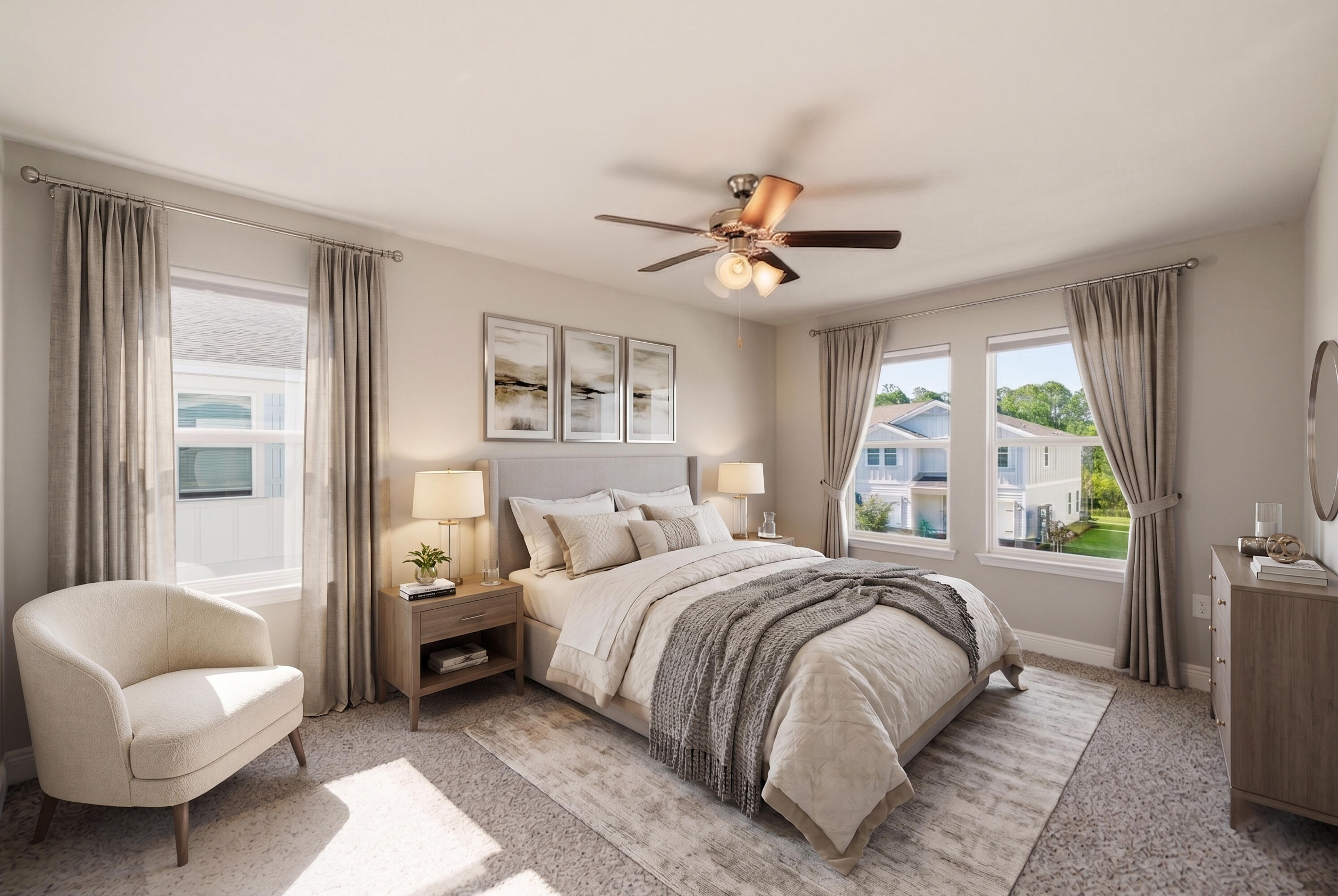 64 Crossing Lane, Unit F Santa Rosa Beach, FL 32459 - Photo 17 of 43 Master Bedroom