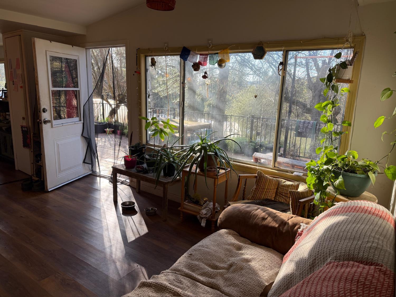 21614 Rockaway Road Nevada City, CA 95959 - Photo 23 of 56 a bedroom with furniture and a potted plant