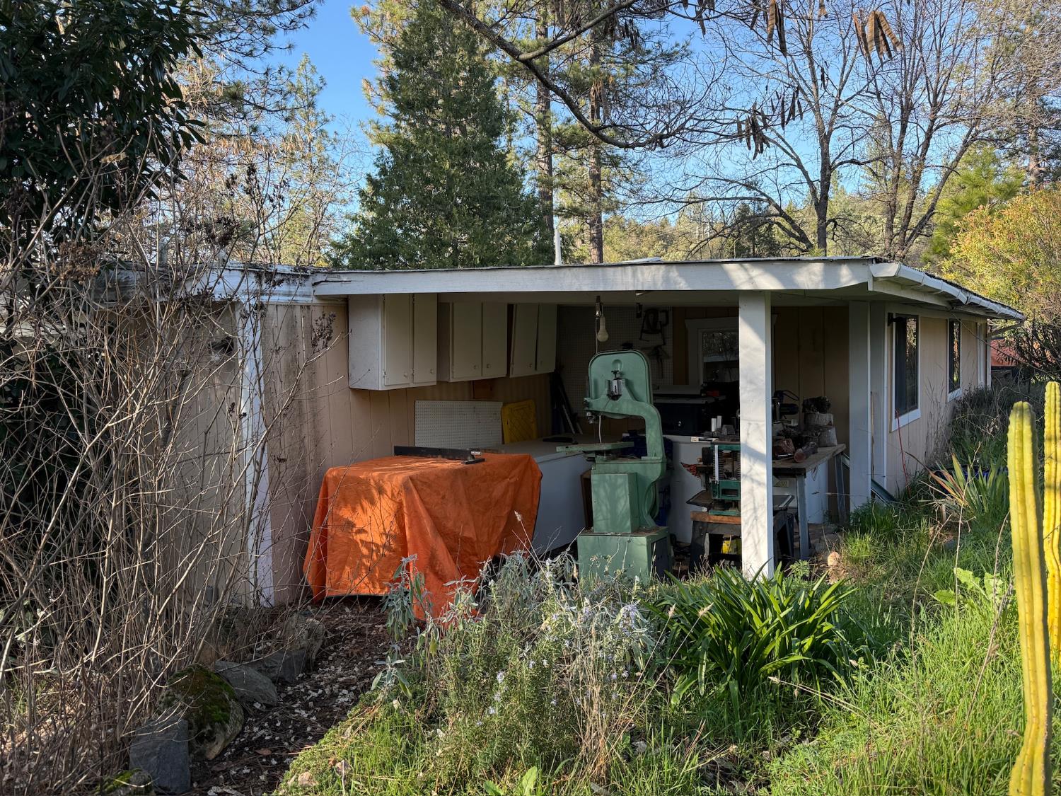21614 Rockaway Road Nevada City, CA 95959 - Photo 8 of 56 a view of a house with backyard and trees
