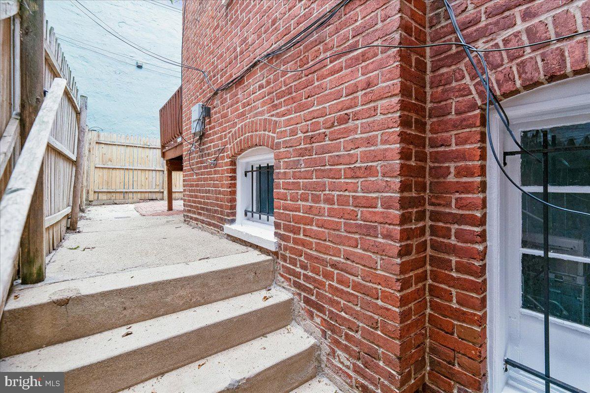 1105 G Street Southeast Washington, DC 20003 - Photo 39 of 51 Walk-out basement, rear exit