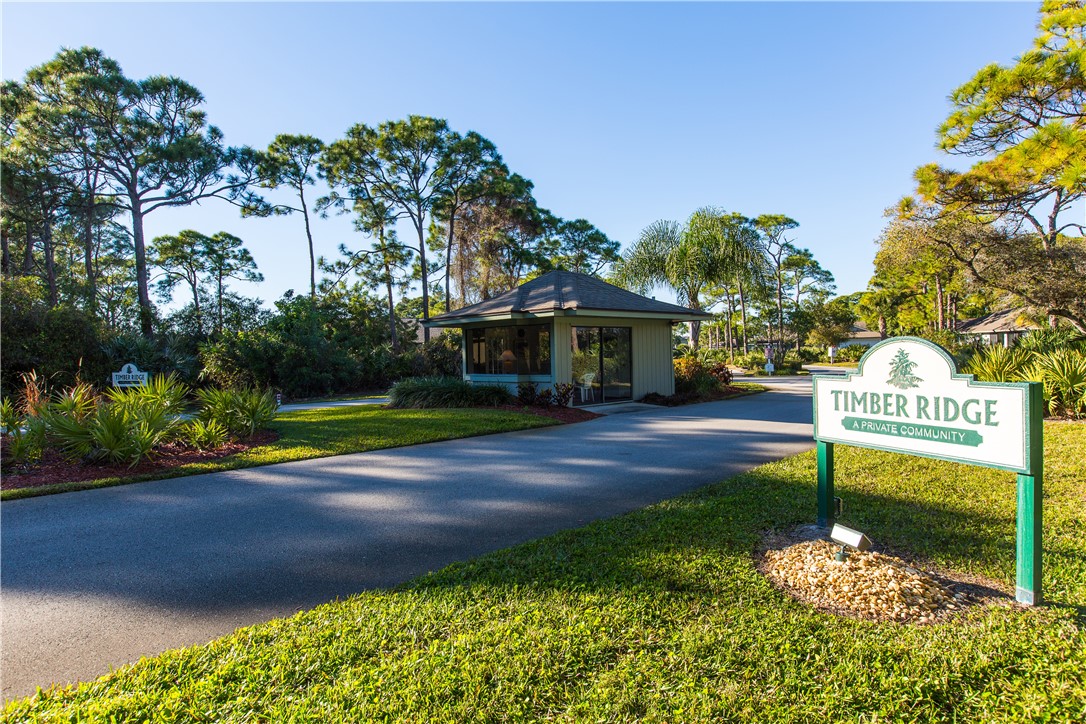725 Timber Ridge Trail Southwest, Unit B Vero Beach, FL 32962 - Photo 27 of 27 a view of a house with garden