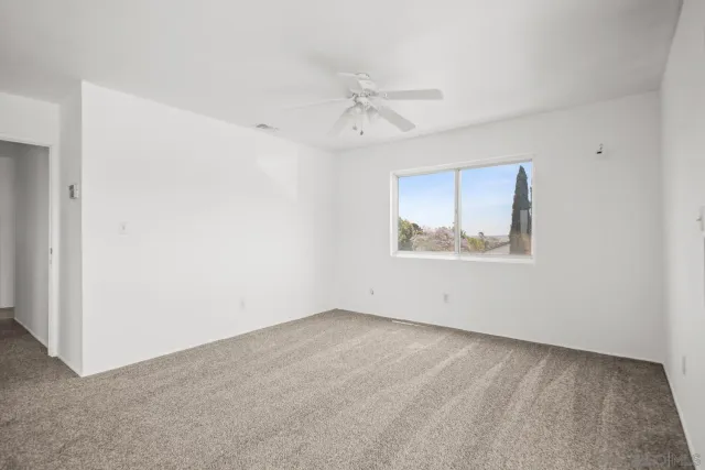 a view of an empty room