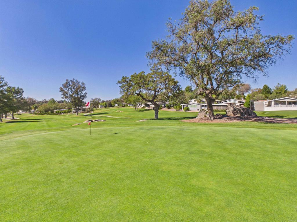 18218 Paradise Mountain Road, Unit 220 Valley Center, CA 92082 - Photo 24 of 48 a garden with lots of trees in the background