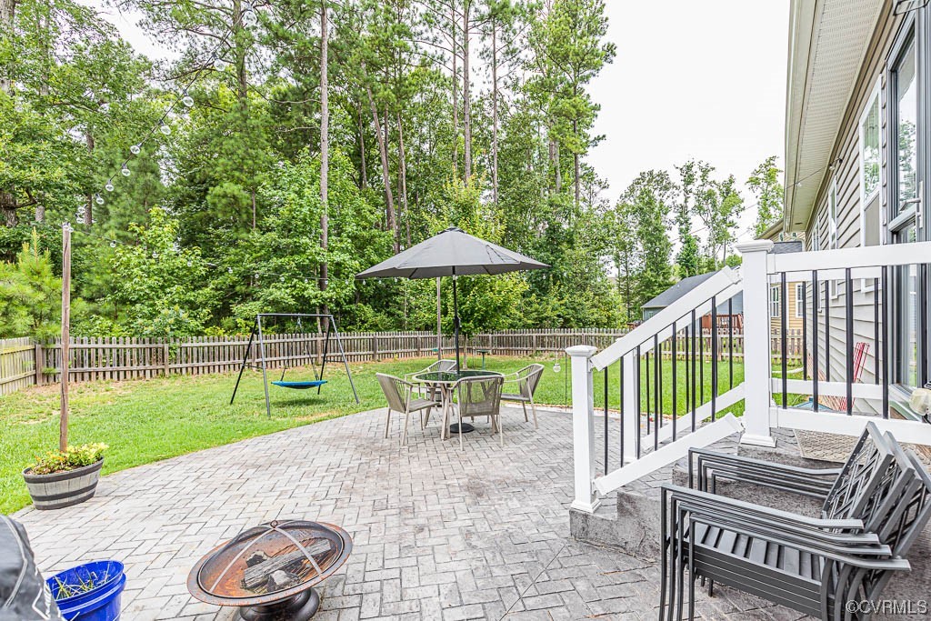 11100 Avening Road Midlothian, VA 23112 - Photo 23 of 29 a view of a patio with a yard