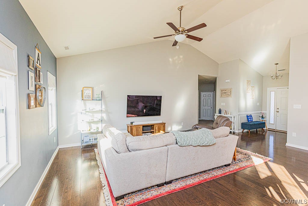 11100 Avening Road Midlothian, VA 23112 - Photo 5 of 29 a living room with furniture and a flat screen tv