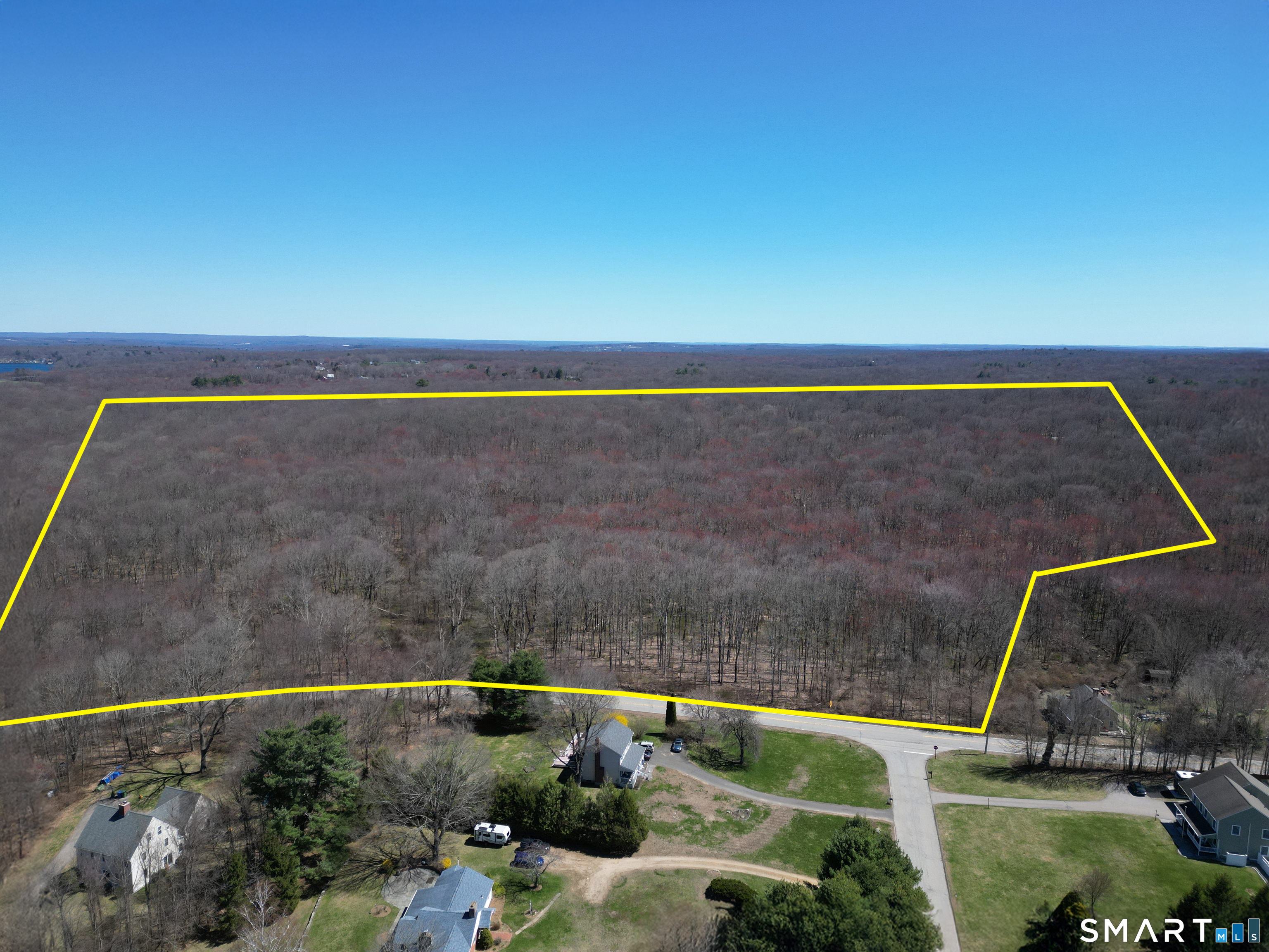 07-3 Wall Street Hebron, CT 06248 - Photo 2 of 12 Aerial View Wall Street Road Frontage
