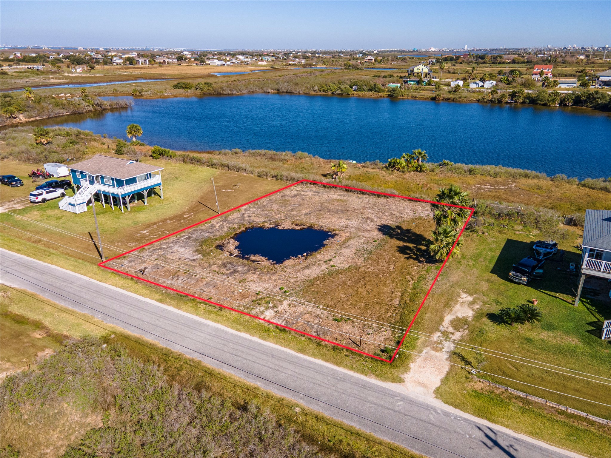 10 Mile Road Galveston, TX 77554 - Photo 3 of 12 an aerial view of residential houses with outdoor space