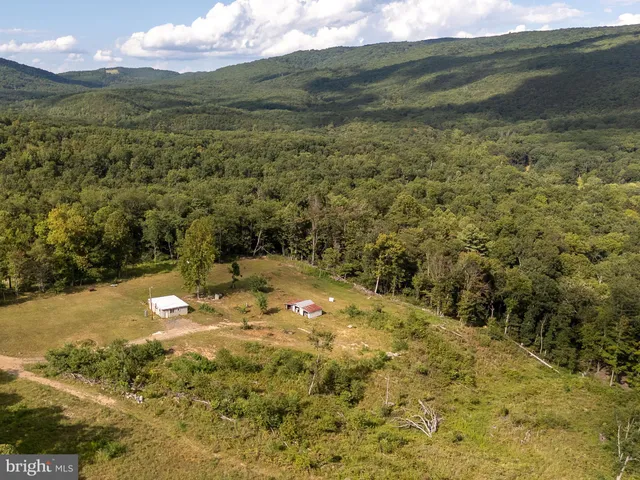 a view of a lake with a mountain