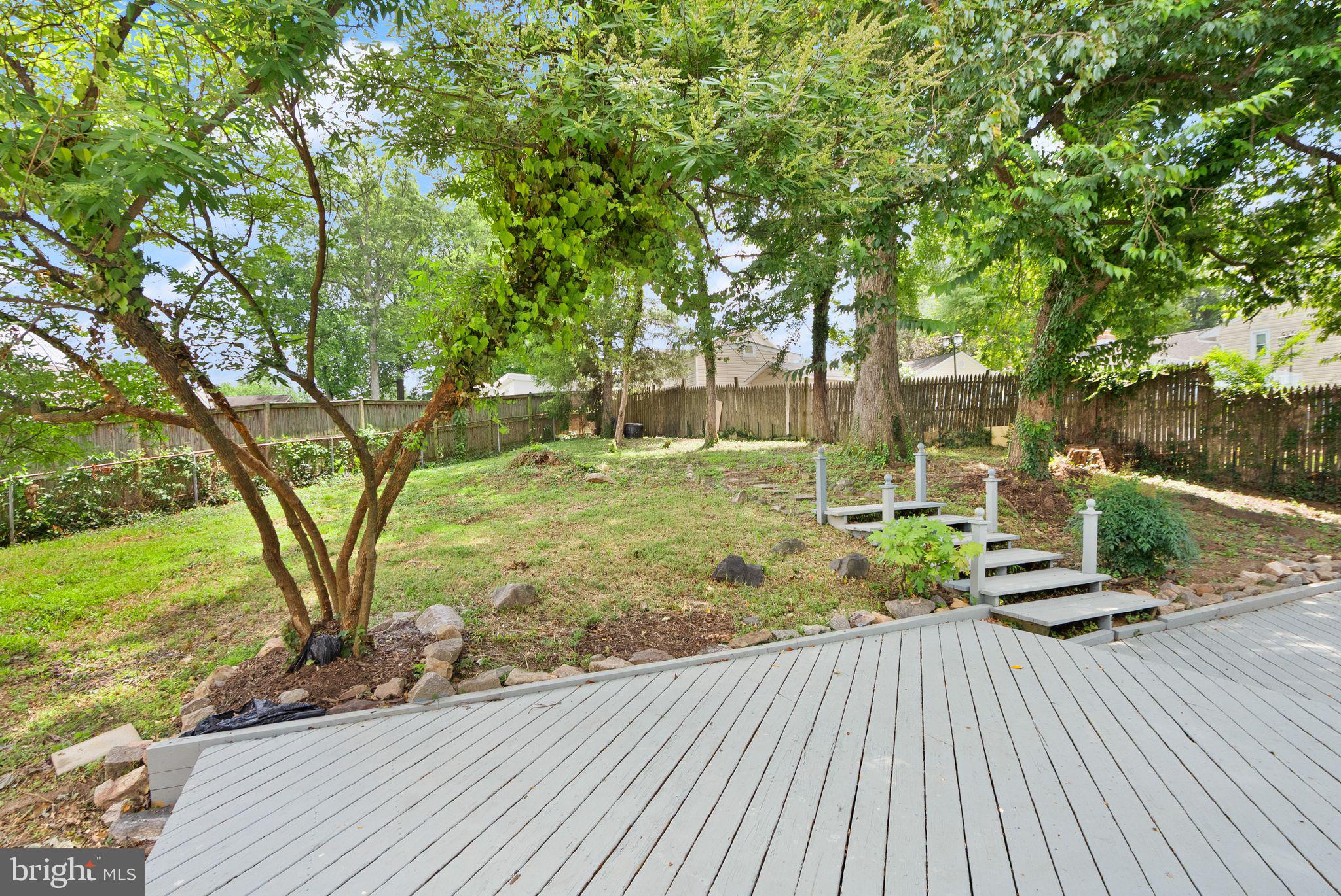 5803 Hanover Avenue Springfield, VA 22150 - Photo 51 of 59 Fully fenced, spacious backyard