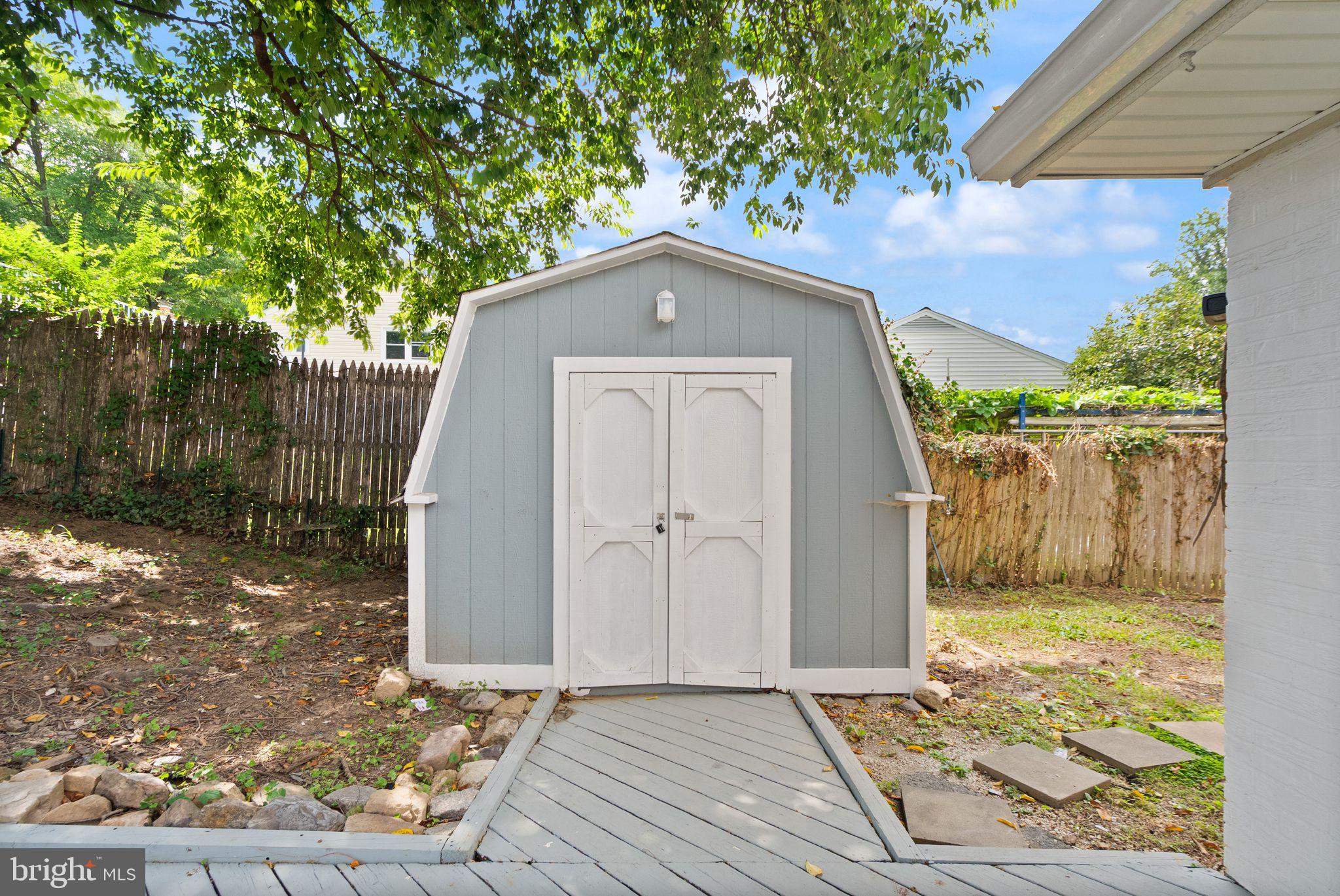 5803 Hanover Avenue Springfield, VA 22150 - Photo 53 of 59 Freshly painted shed