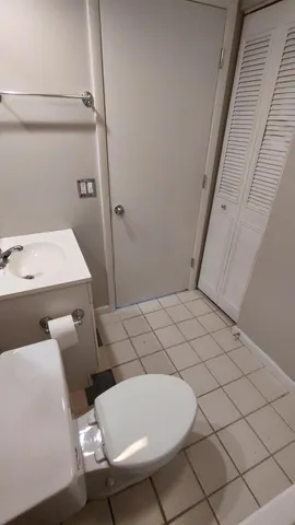 a bathroom with a sink and toilet