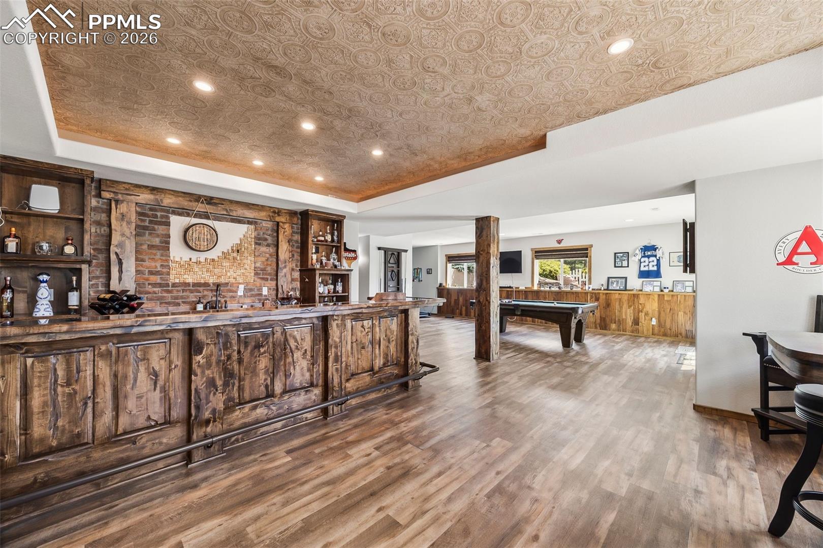 133 Matthew Road Divide, CO 80814 - Photo 11 of 40 Basement Bar & Entertaining Space