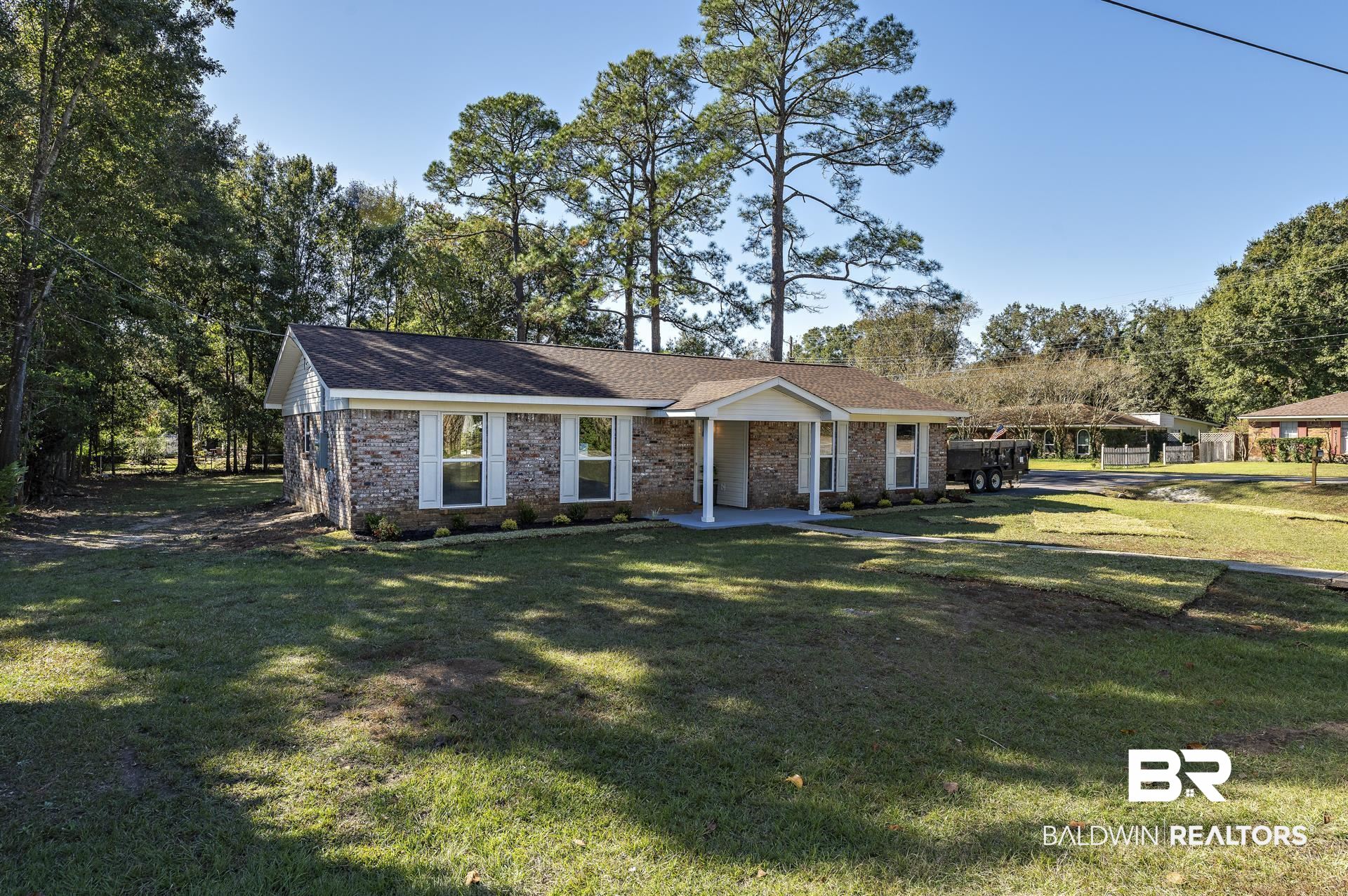 6001 Camp Halls Mill Road Mobile, AL 36619 - Photo 50 of 52 Single story home featuring a front yard, brick siding, and a shingled roof