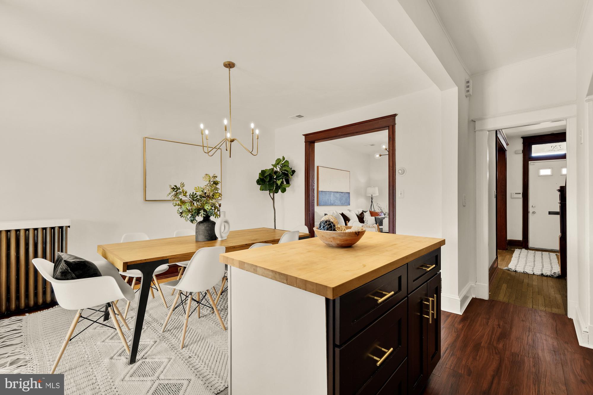 720 Webster Street Northwest Washington, DC 20011 - Photo 17 of 51 a view of open kitchen and dining room