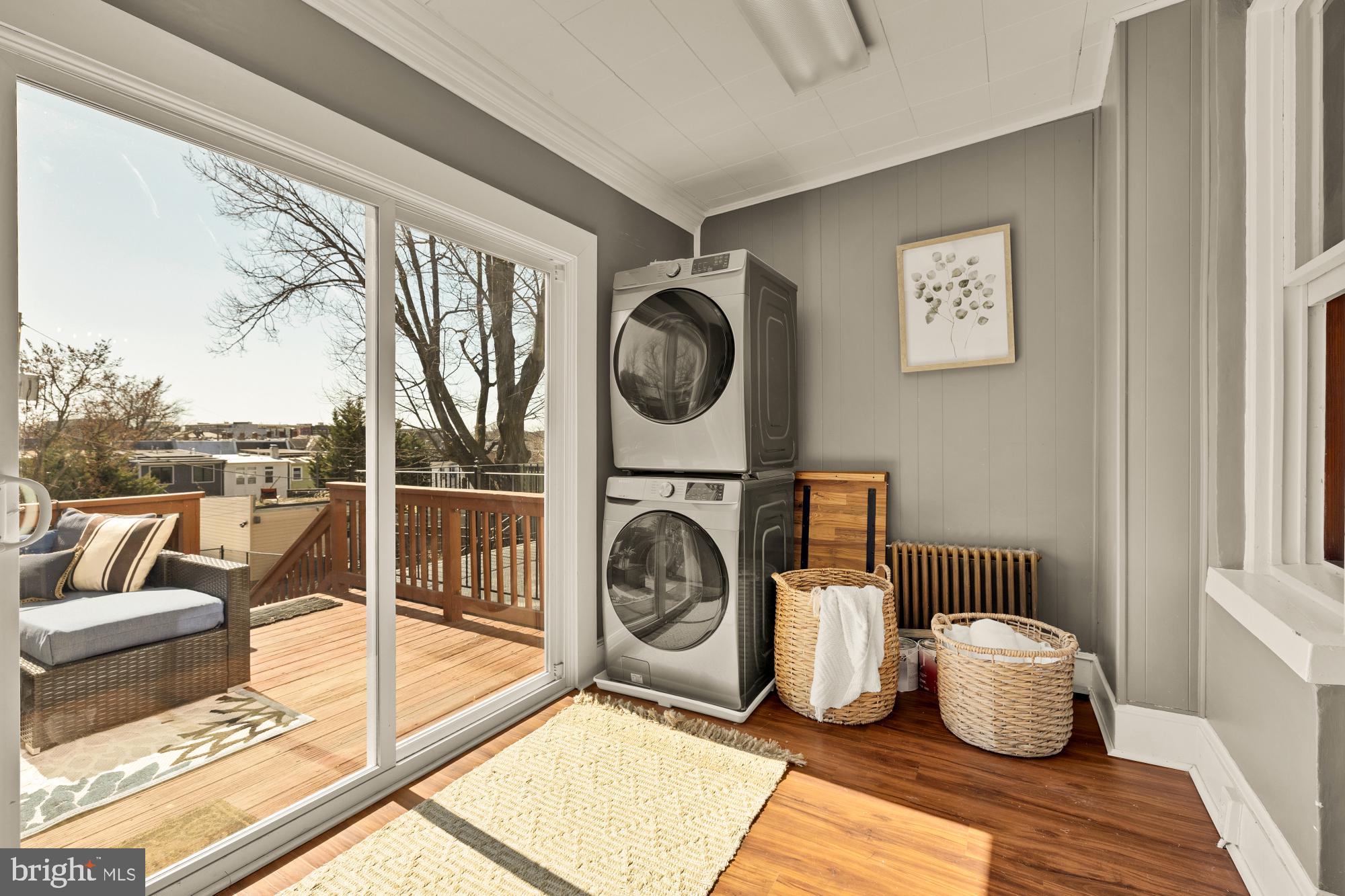 720 Webster Street Northwest Washington, DC 20011 - Photo 20 of 51 a view of living room washer and dryer