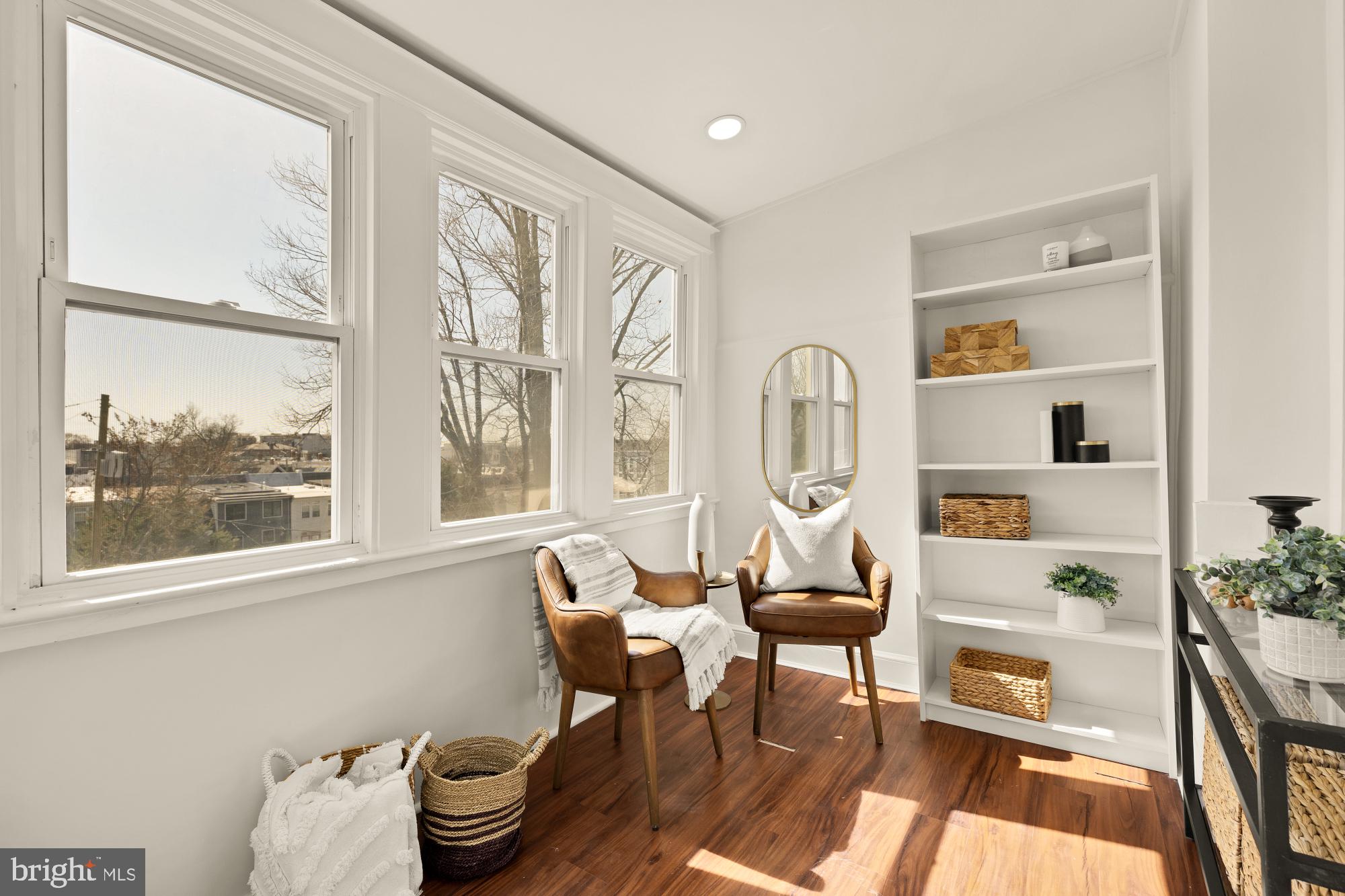 720 Webster Street Northwest Washington, DC 20011 - Photo 28 of 51 a living room with furniture and a large window
