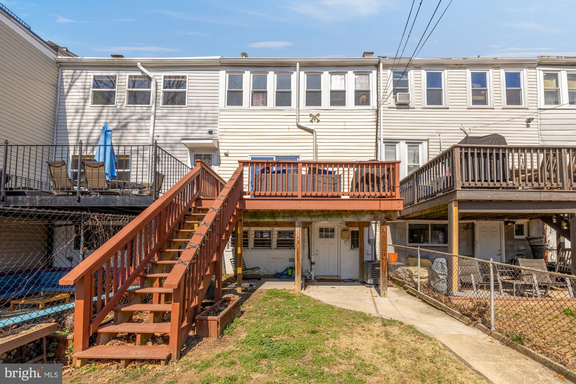 720 Webster Street Northwest Washington, DC 20011 - Photo 39 of 51 a view of a house with a deck