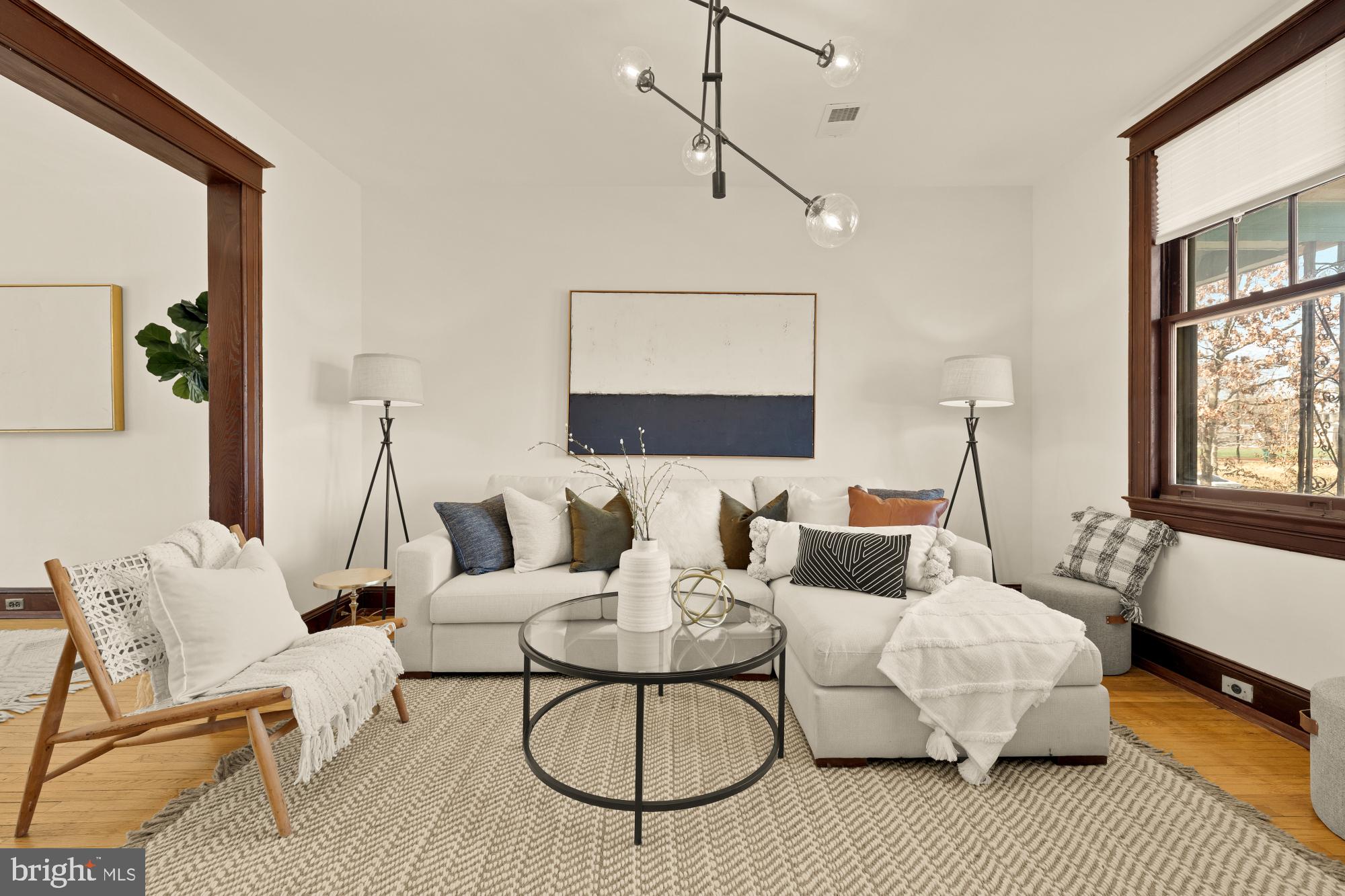 720 Webster Street Northwest Washington, DC 20011 - Photo 5 of 51 a living room with furniture and a large window