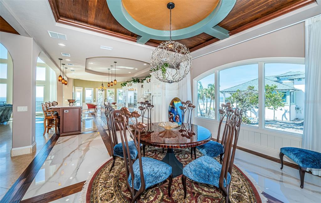 15912 Gulf Boulevard Redington Beach, FL 33708 - Photo 19 of 100 a view of a dining room with furniture window and wooden floor