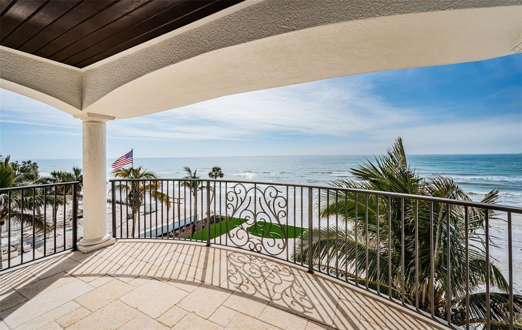 15912 Gulf Boulevard Redington Beach, FL 33708 - Photo 63 of 100 a view of a balcony with wooden floor
