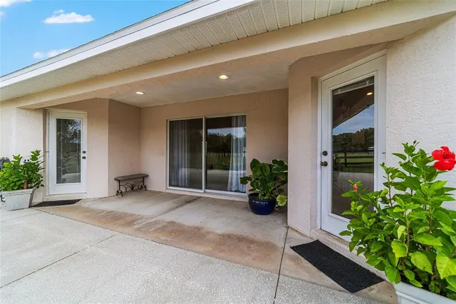 a view of a storage room with racks