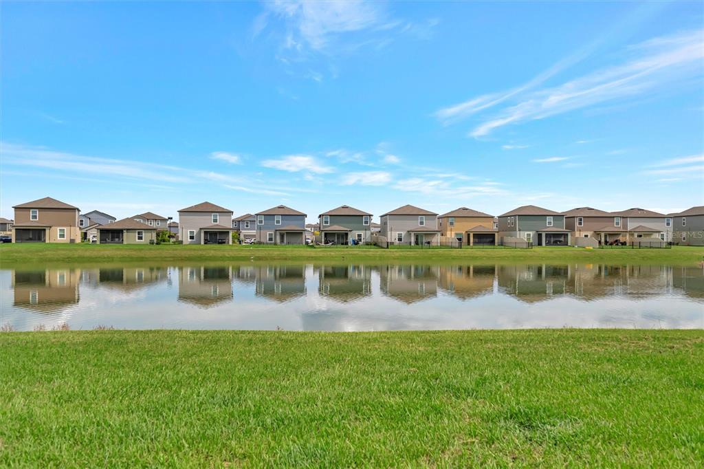 11112 Linden Depot Road San Antonio, FL 33576 - Photo 67 of 82 a view of a lake with houses in the background