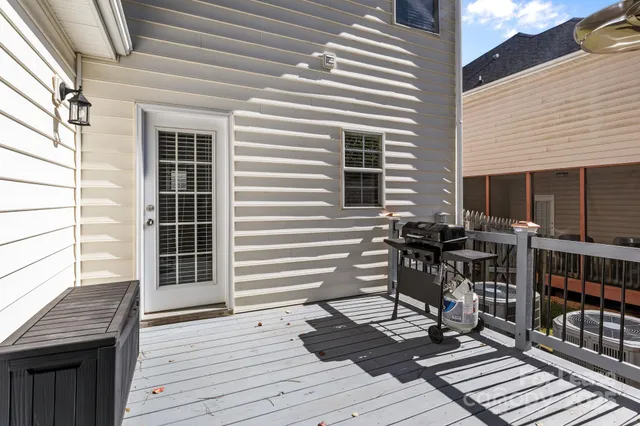 a view of a tree in a yard