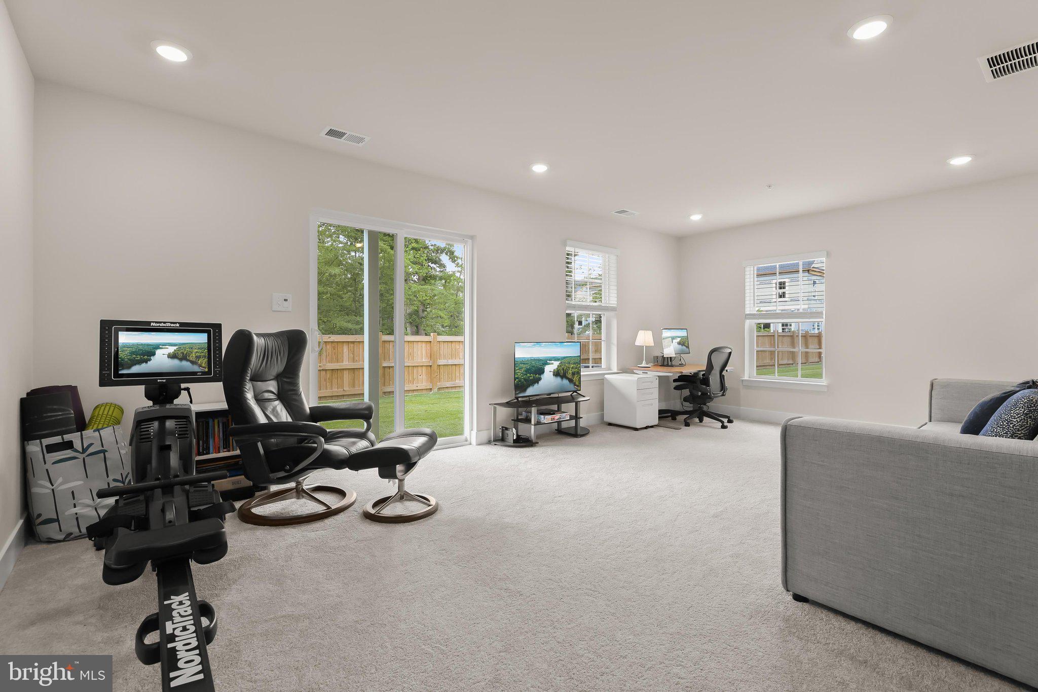 1732 Water Xing Road Pikesville, MD 21208 - Photo 47 of 58 Lower Level Recreation Room