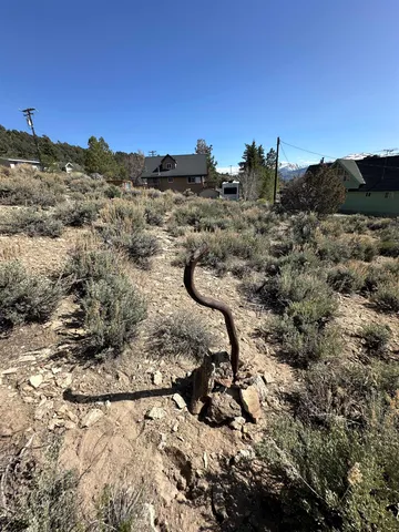 a view of a beach with a building