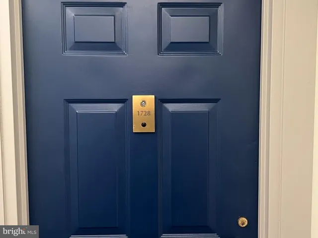 a view of a door
