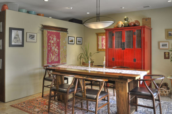 2280 Las Canoas Road Santa Barbara, CA 93105 - Photo 6 of 12 a kitchen with a table and chairs in it