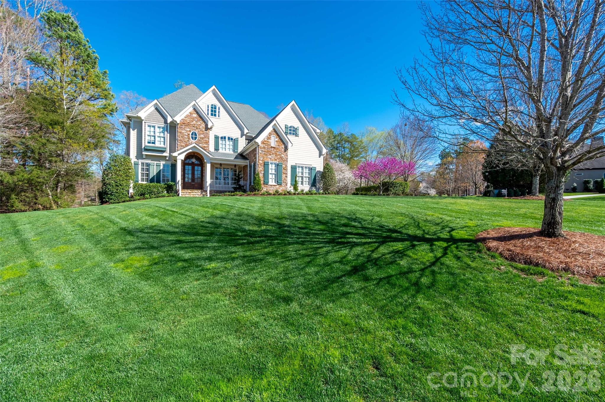 406 Belo Court Fort Mill, SC 29715 - Photo 2 of 46 a front view of house with yard and green space