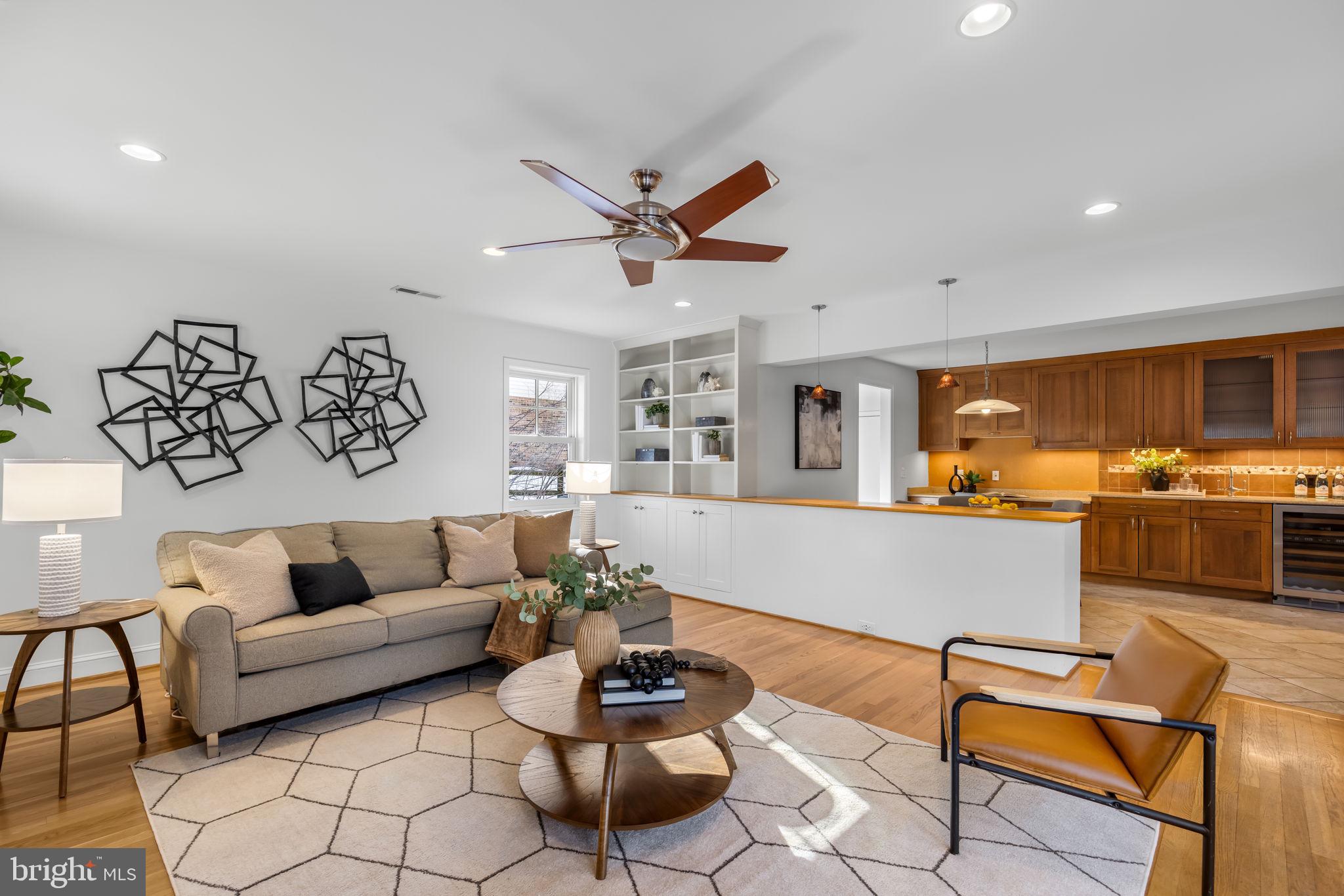 7105 Devonshire Road Alexandria, VA 22307 - Photo 26 of 54 Family room addition with fireplace